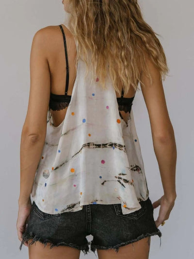 Printed Scoop Neck Tank - Byyde