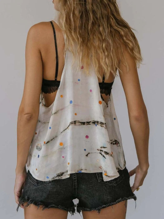 Printed Scoop Neck Tank - Byyde