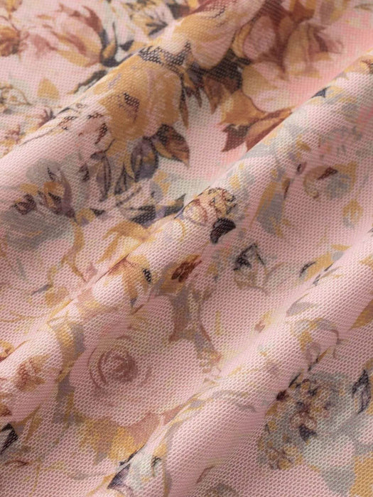 Floral Print Maxi Cami Dress with V-Neck - Byyde