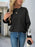 Lace Detail Long Sleeve Sweatshirt - Byyde