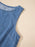 Sleeveless Ruffle Hem Denim Tank Top - Byyde
