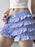 Plaid Ruffled Layered Shorts - Byyde