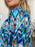 Double Take Full Size Printed Balloon Sleeve Blouse - Byyde