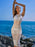 Hollow Out Round Neck Sleeveless Cover-Up Dress - Byyde