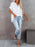 Full Size Oversized Notched Casual Shirt Plus Size - Byyde