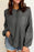 Exposed Seam Round Neck Long Sleeve Sweatshirt - Byyde