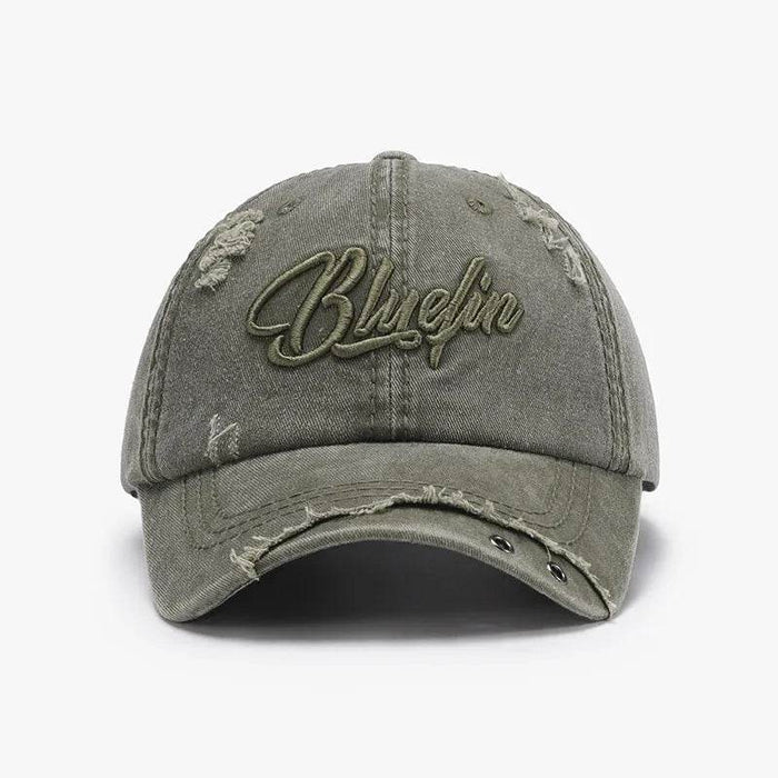 Embroidered Letter Cotton Baseball Cap - Byyde