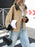 Color Block Button-Up Casual Jacket - Byyde