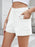 High Waist Cargo Denim Shorts - Byyde