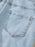 High Rise Distressed Raw Hem Denim Shorts - Byyde