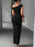 Asymmetrical One Shoulder Bodycon Maxi Dress - Byyde