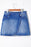 Wrapped Crossed Waist Denim Mini Skirt - Byyde