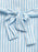 Striped Button-Down Midi Shirt Dress with Ruffle Sleeves - Byyde