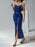 Devine Slit Ruched Maxi Cami Dress - Byyde