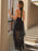 Halter Neck Irregular Mesh Dress - Byyde