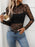 Floral Mock Neck Long Sleeve Mesh Top - Byyde