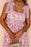 Floral Lace Tied Strap Square Neck Dress with Pockets - Byyde