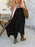 Devine Slit Drawstring Ruffled Skirt - Byyde