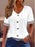 Eyelet Lace Trim Short Sleeve Blouse - Byyde