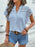 Swiss Dot Cutout Button Down Shirt - Byyde