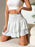 Smocked Layered Mini Skirt - Byyde