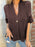 Full Size One Button Half Sleeve Cardigan Plus Size - Byyde