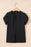 Short Sleeve Notched Blouse - Byyde