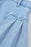 Pleated Patchwork Panel Lightweight Denim Shorts - Byyde