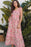 Floral Lace Tied Strap Square Neck Dress with Pockets - Byyde