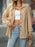 Waffle Knit Button-Down Shirt - Byyde