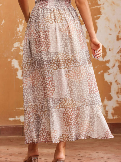 Slit Tiered Maxi Skirt - Byyde
