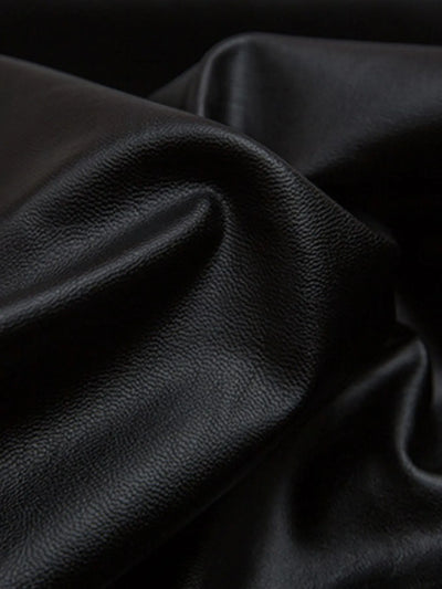 Men's Leather Bomber Jacket with Faux Fur Hood - Byyde