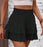 Ruffle Layered High Waist Casual Skort - Byyde