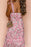 Floral Lace Tied Strap Square Neck Dress with Pockets - Byyde