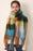 Thermal Fringe Contrast Plaid Scarf - Byyde