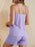 Lace-Trimmed Ribbed Cami and Shorts Lounge Set - Byyde