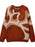 Men's Abstract Pattern Round Neck Knit Sweater - Byyde