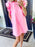 Textured Ruffle Sleeve Casual Summer Dress - Byyde