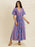 Printed Short Sleeve Midi Dress - Byyde
