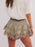 Lace Eyelet Ruffle Hem Shorts - Byyde