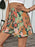 Tropical Print High Waist Shorts - Byyde