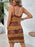 Openwork Scoop Neck Sweater Dress - Byyde