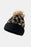 Leopard Pom-Pom Cuffed Beanie - Byyde
