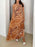 Printed One Shoulder Asymmetrical Maxi Dress - Byyde