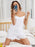 Lace-Trimmed Ribbed Cami and Shorts Lounge Set - Byyde