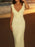 Ruffled V-Neck Sleeveless Maxi Dress - Byyde