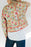 Floral Button Up Long Sleeve Winter Coat - Byyde