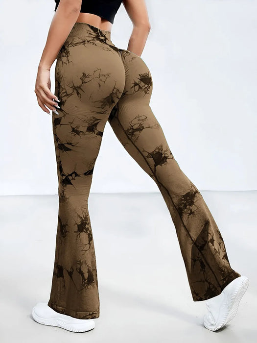 Tie-Dye High Waist Active Leggings - Byyde