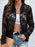 Sheer Lace Zip Up Long Sleeve Jacket - Byyde