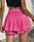High Waist Layered Ruffle Skort - Byyde